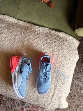 Nike Women’s Light Blue and Coral Running Shoes